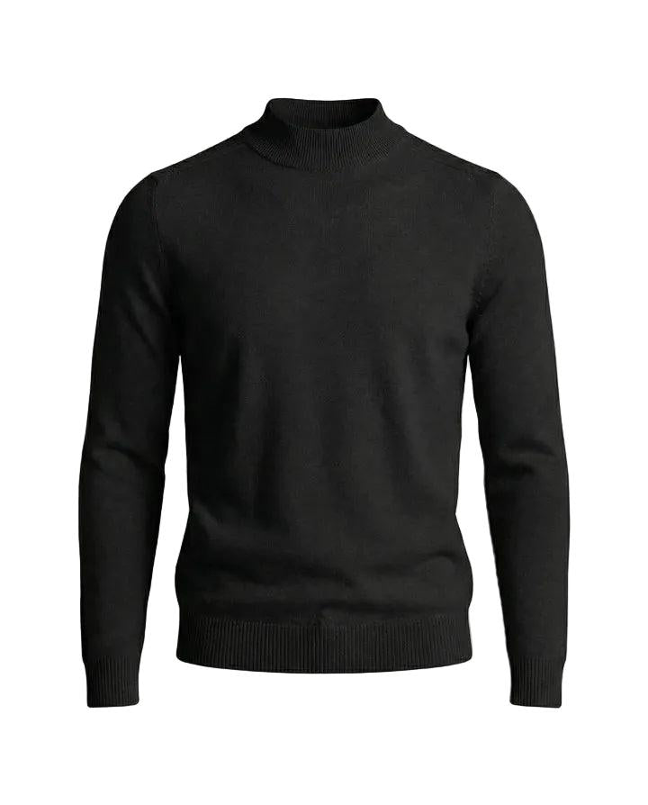 Pullover Herren Stehkragen Lange Ärmel Regular Fit Freizeit