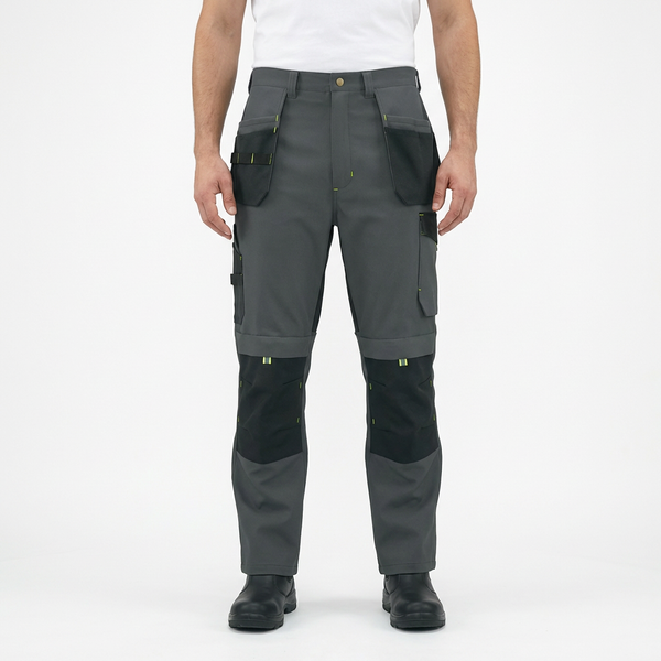 Herren Arbeitshose mit Holstertaschen und Stretch – Perfekt für Handwerker und Bauprofis