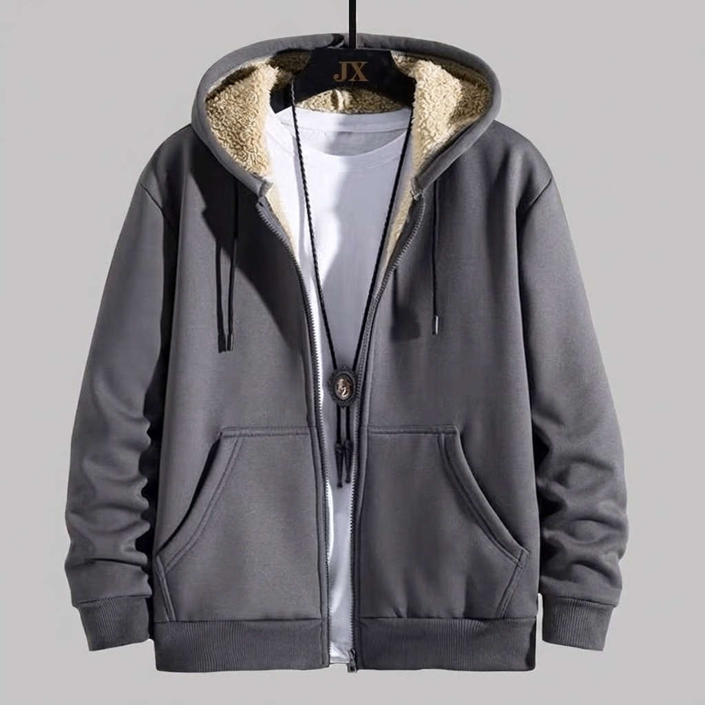 Winterjacke Kuschelig Warm Herren Relaxed Fit Freizeit & Winter