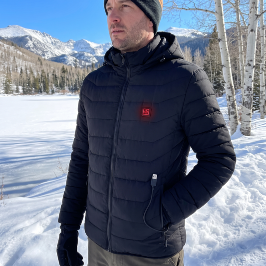Beheizbare Jacke Herren & Damen 9 Wärmezonen Outdoor Winter