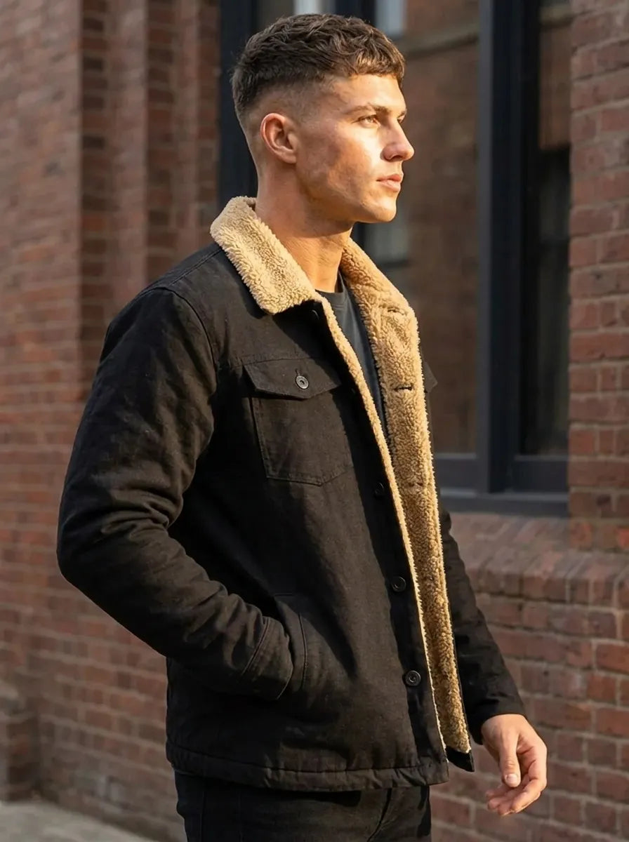 Bomberjacke Herren Regular Fit Übergangszeit Freizeit