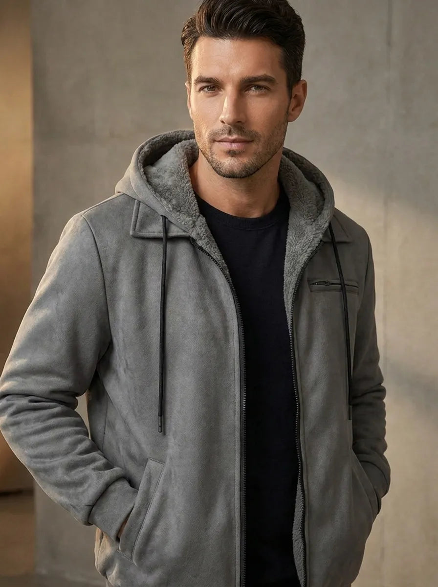 Jacke Herren Slim Fit Elegant Winter