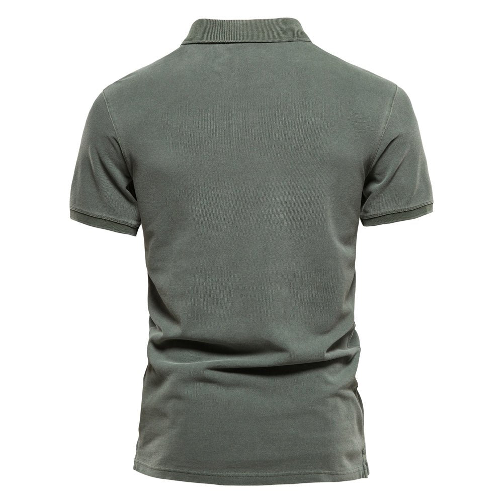 Poloshirt Herren Regular Fit Casual V-Ausschnitt
