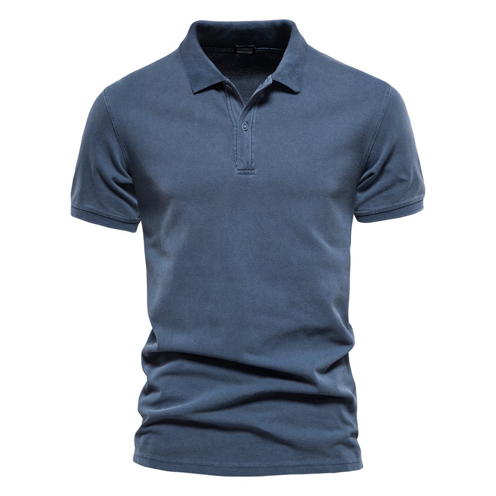 Poloshirt Herren Regular Fit Casual V-Ausschnitt