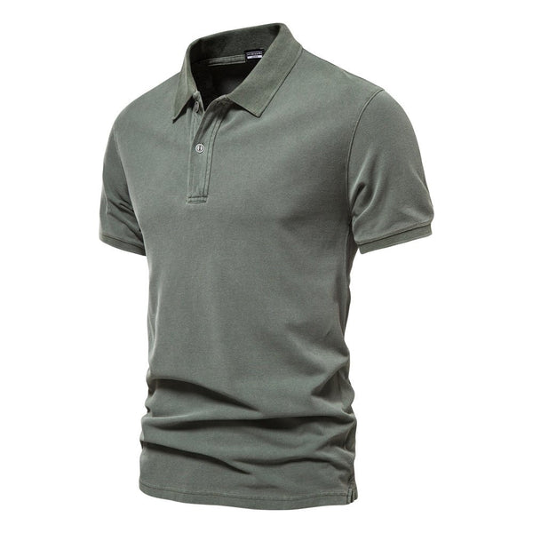 Poloshirt Herren Regular Fit Casual V-Ausschnitt