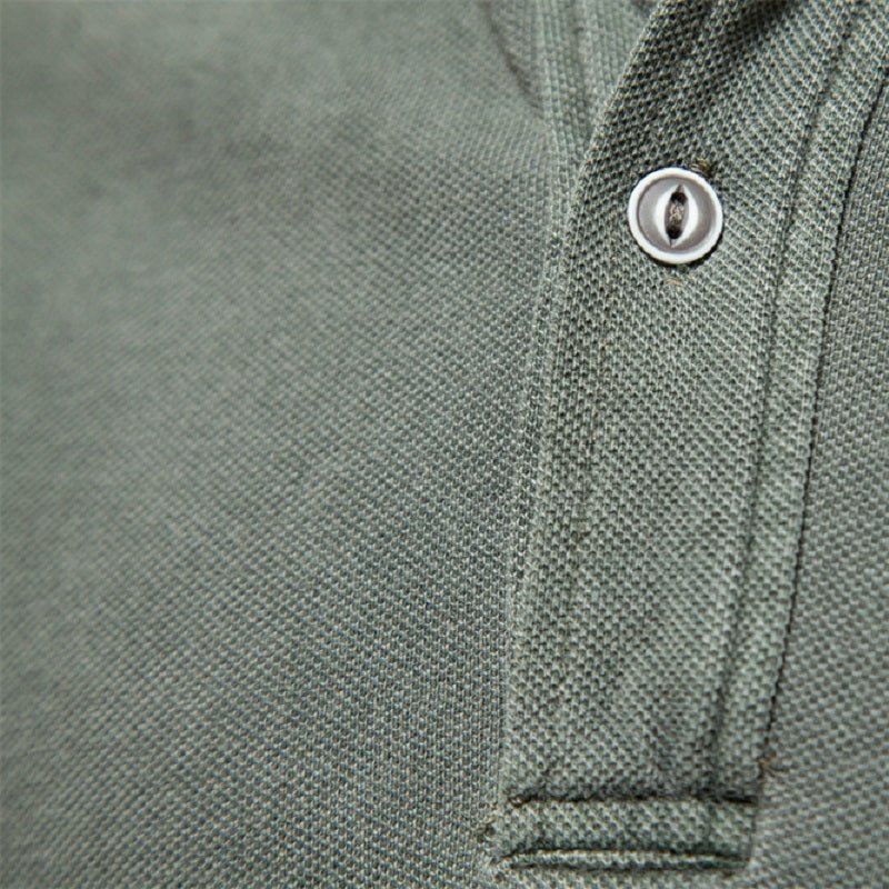 Poloshirt Herren Regular Fit Casual V-Ausschnitt