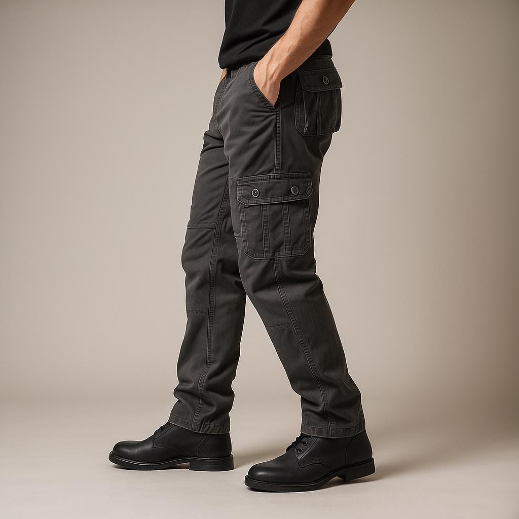 Cargohose Herren Slim Fit Freizeit & Alltag