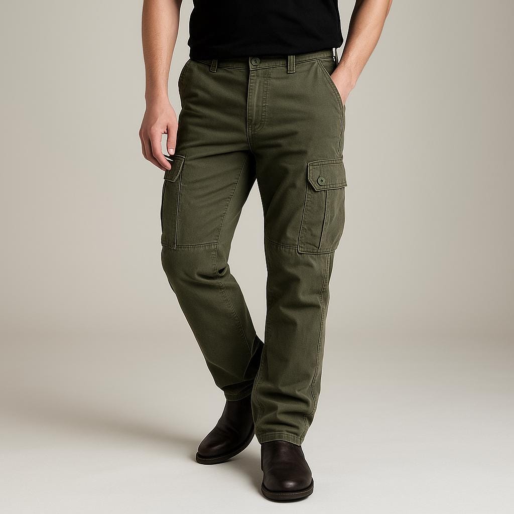 Cargohose Herren Slim Fit Freizeit & Alltag