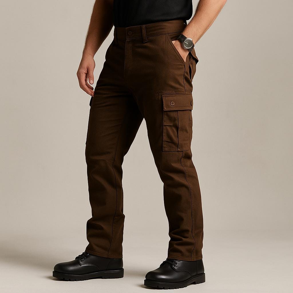 Cargohose Herren Slim Fit Freizeit & Alltag