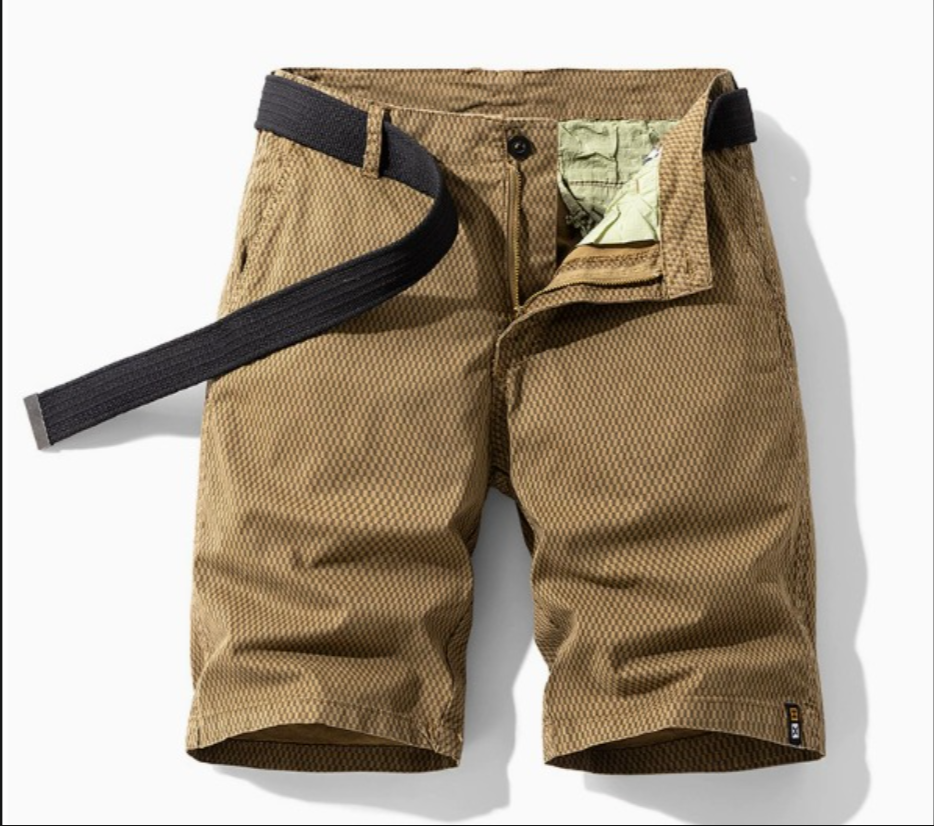 Chino Shorts Herren Gerade Passform Freizeit Sommer
