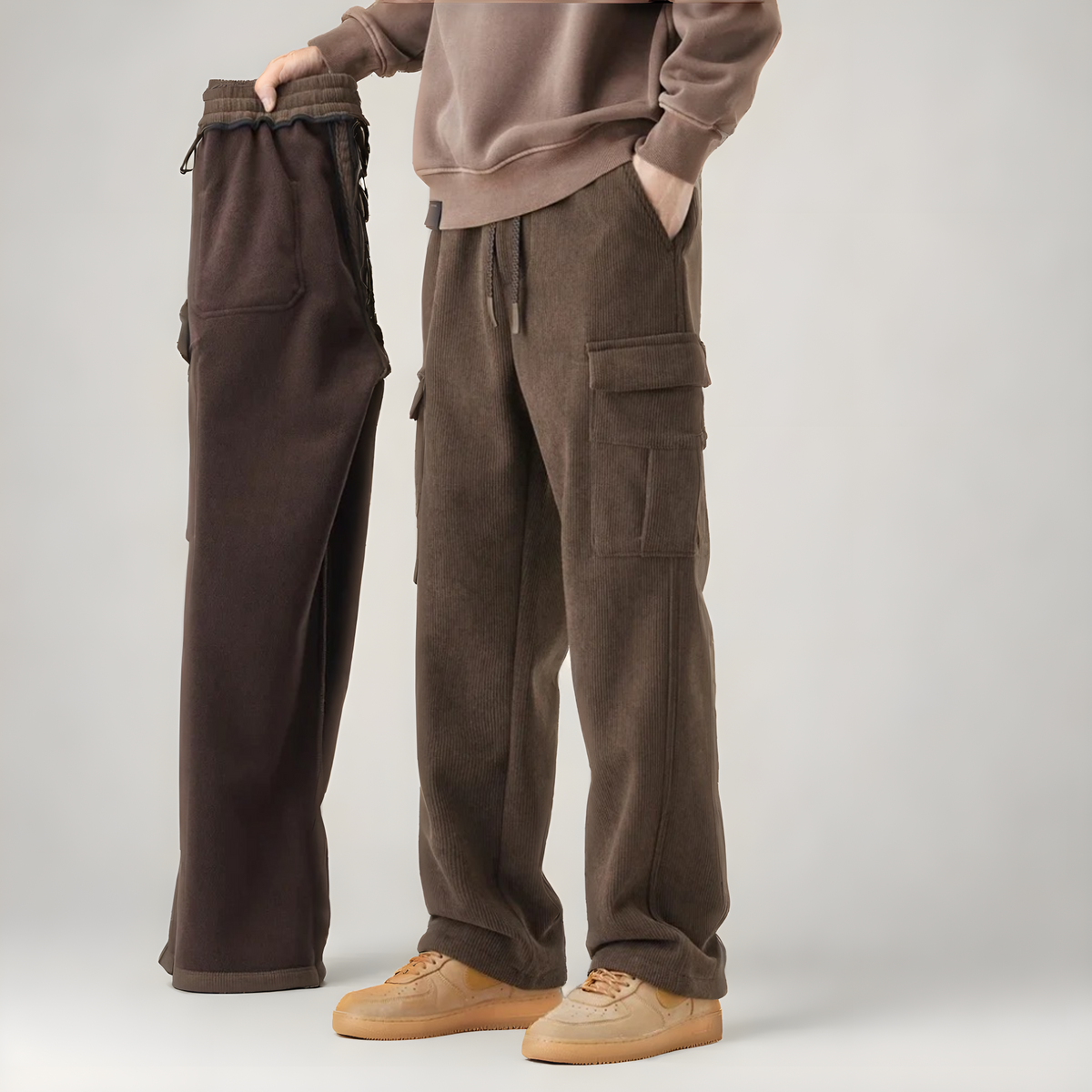 Sven - Cargo-Sweatpants Damen Relaxed Fit Freizeit Komfort