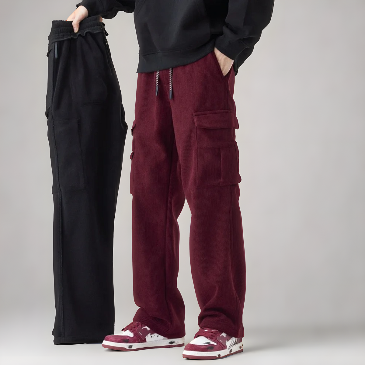Sven - Cargo-Sweatpants Damen Relaxed Fit Freizeit Komfort