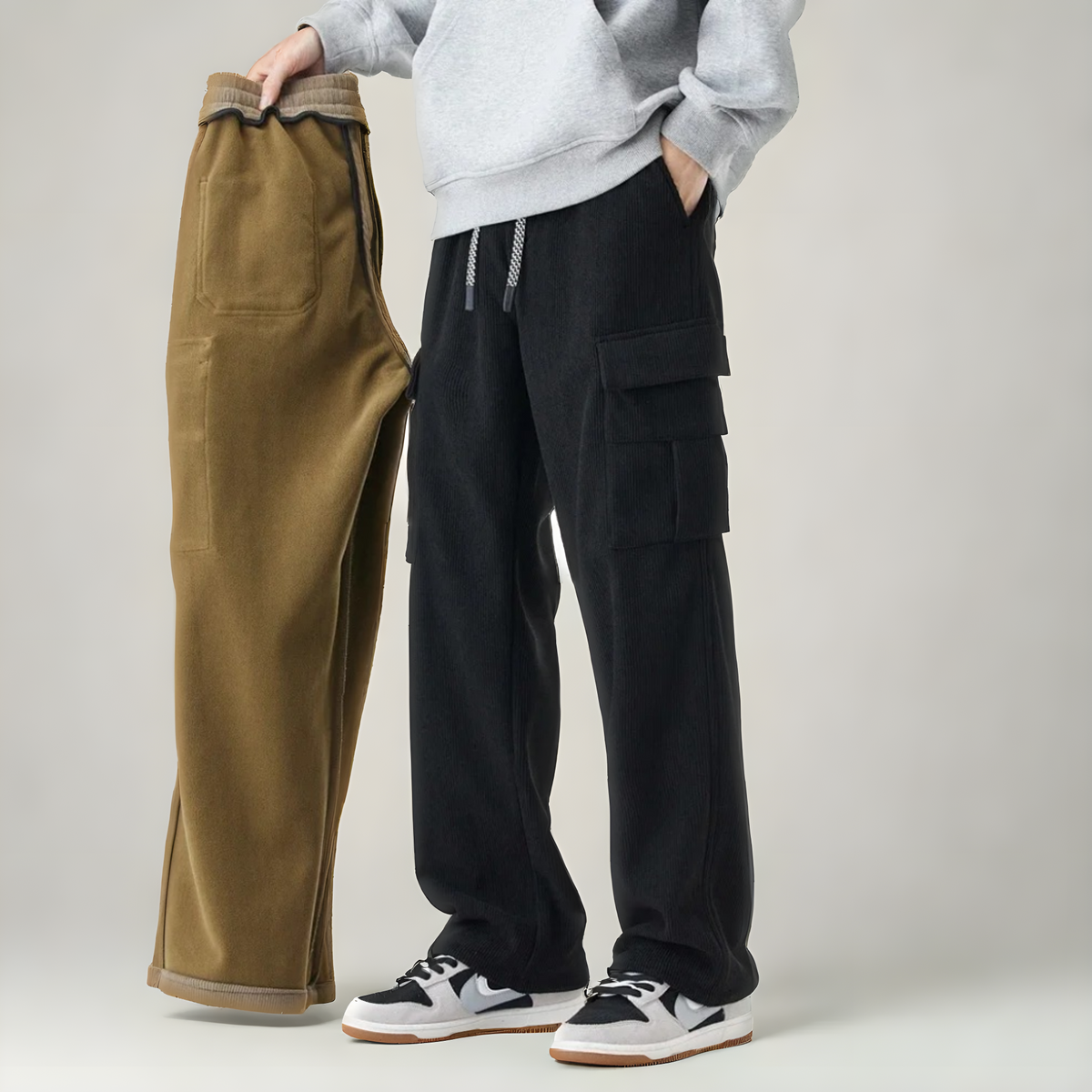 Sven - Cargo-Sweatpants Damen Relaxed Fit Freizeit Komfort