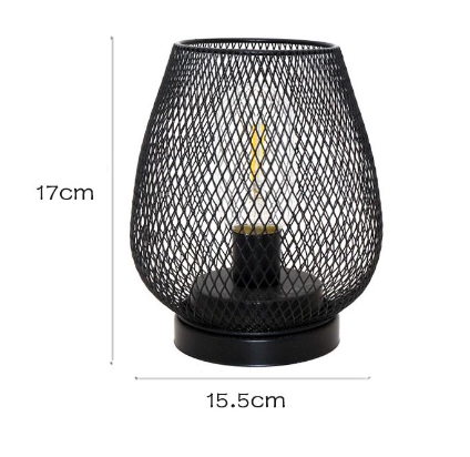 Tischlampen Vintage Wohnzimmer Warmes Licht 2er Set