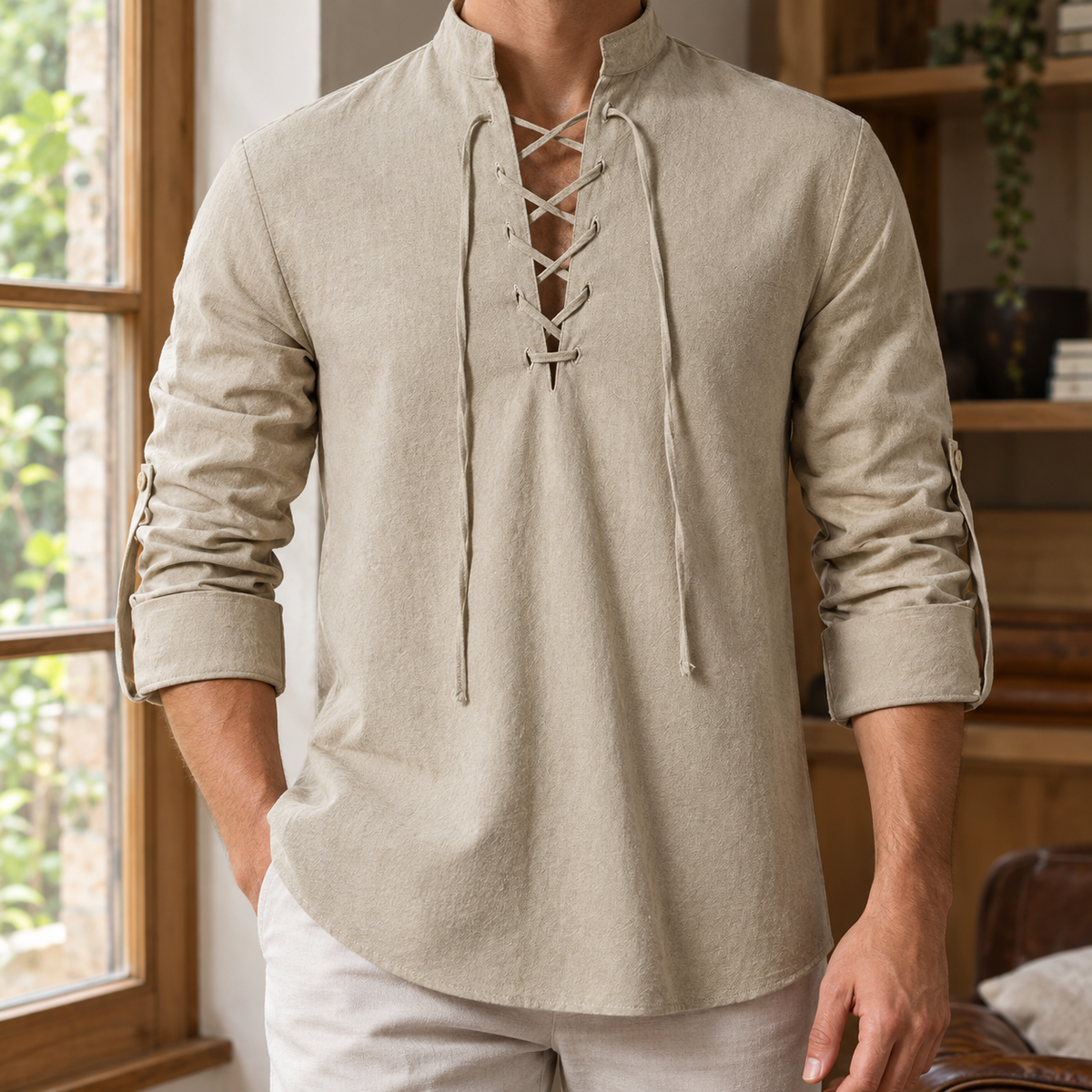 Hemd Herren Relaxed Fit Freizeit & Urlaub