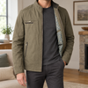 Stehkragenjacke Herren Regular Fit Freizeit