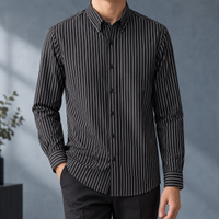 Hemd Herren Slim Fit Business Gestreift