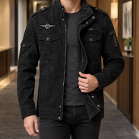 Militärjacke Herren Regular Fit Freizeit & Alltag