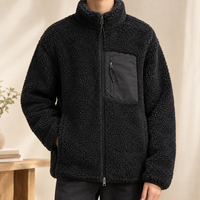 Zip-Jackett Herren Relaxed Fit Freizeit & Übergangszeit