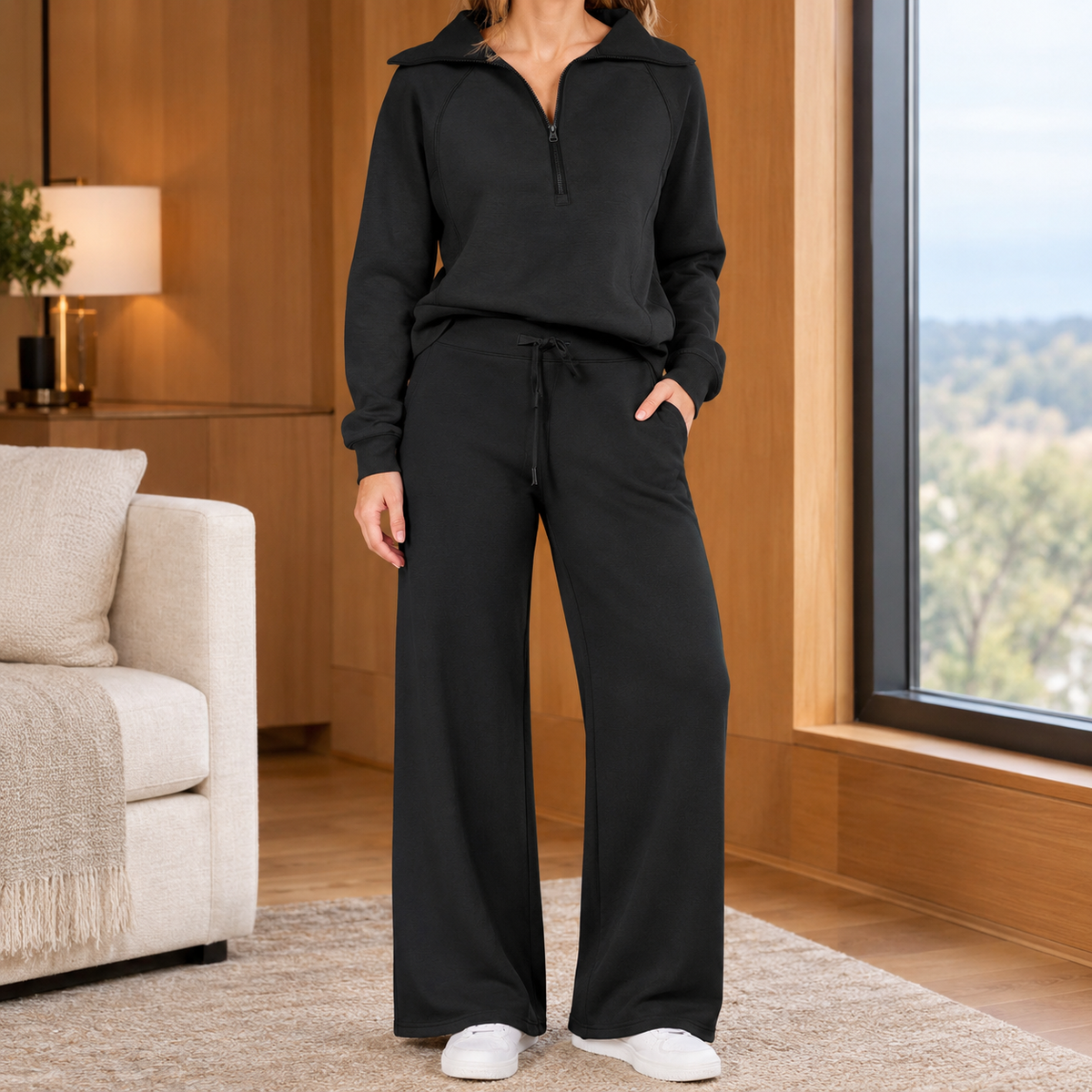 Zweiteiler Damen Relaxed Fit Freizeit & Wochenende