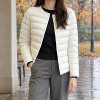 Steppjacke Damen Slim Fit Casual Übergangszeit