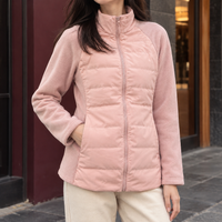 Steppjacke Damen Slim Fit Freizeit Übergangszeit