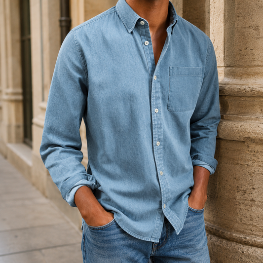 Hemd Herren Relaxed Fit Casual Klassisch