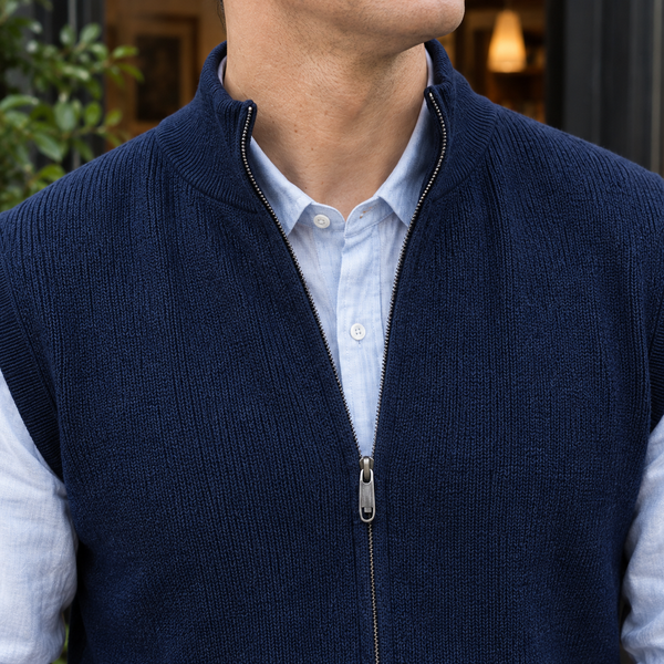 Weste Herren Regular Fit Casual Ärmellos