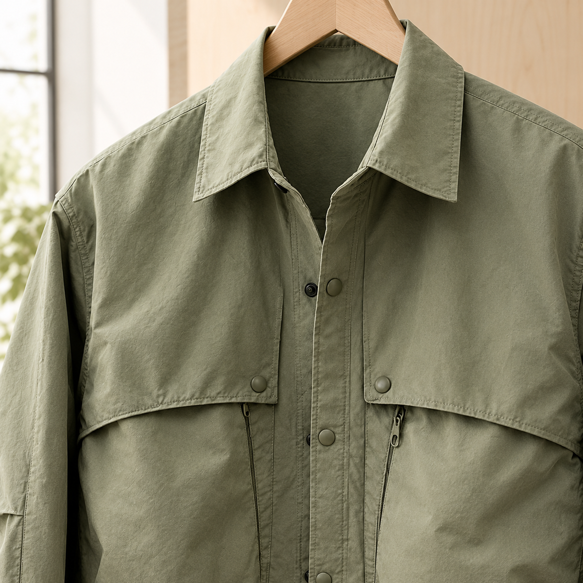 Overshirt Herren Regular Fit Freizeit & Reisen