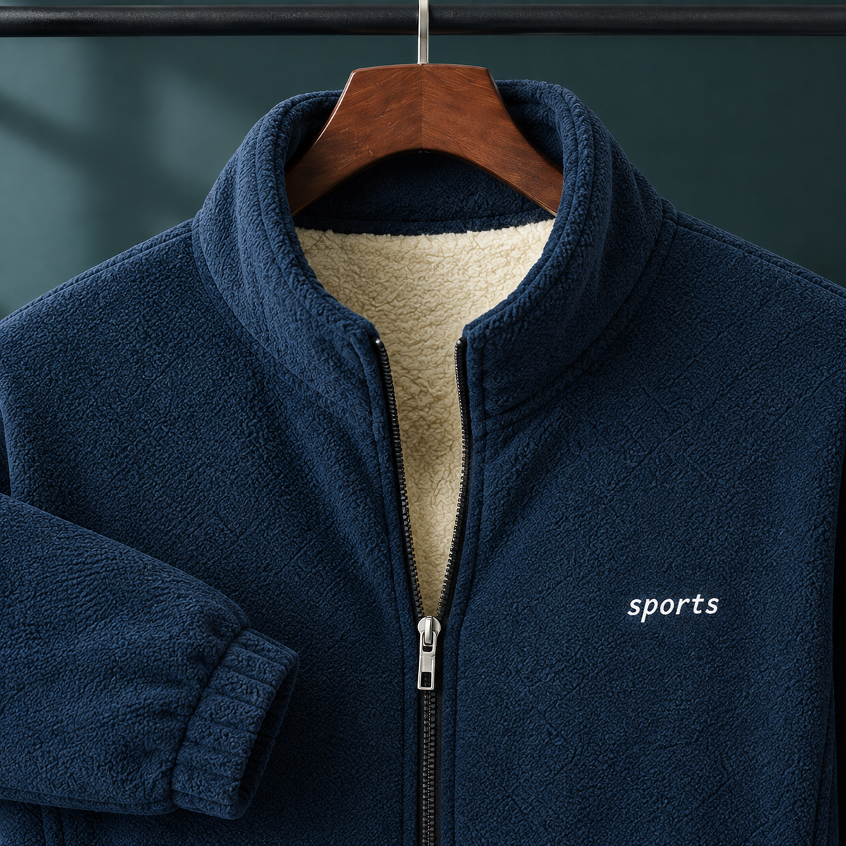 Fleecejacke Herren Regular Fit Freizeit