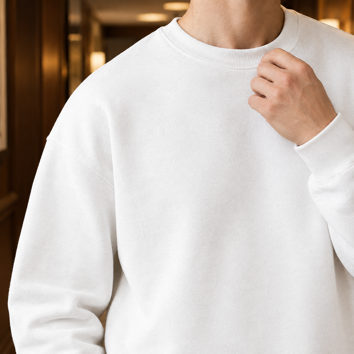 Sweatshirt Herren Relaxed Casual