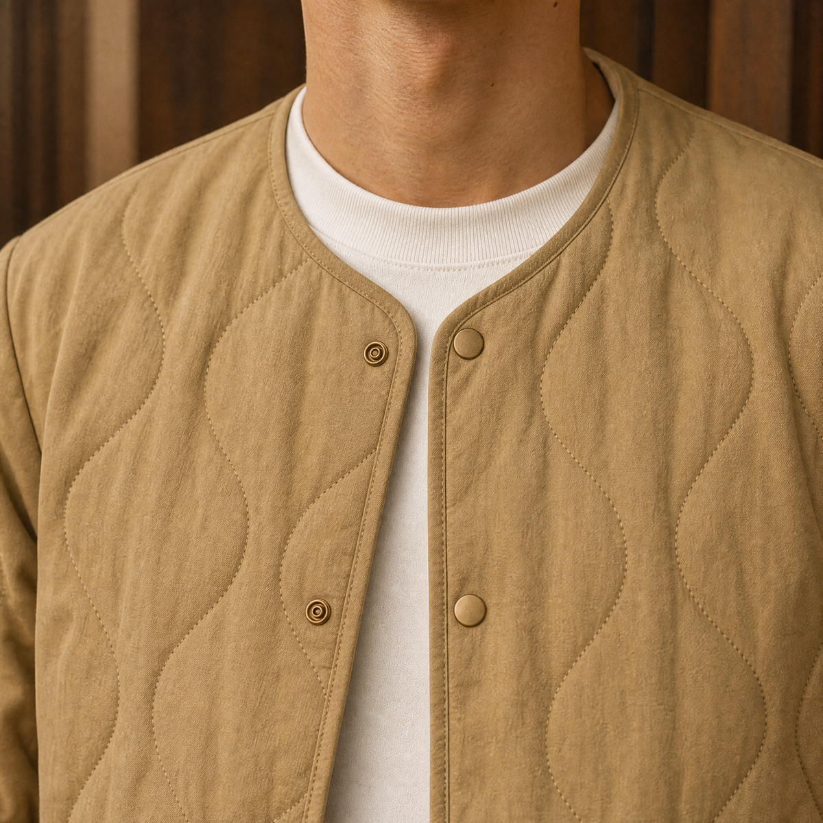 Steppjacke Herren Regular Fit Freizeit & Übergangszeit