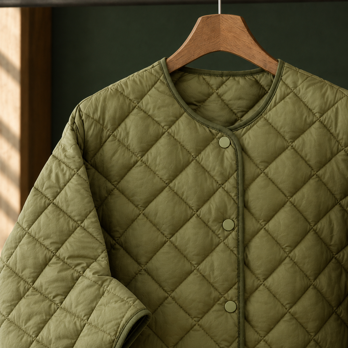 Steppjacke Damen Relaxed Fit Casual Übergangszeit