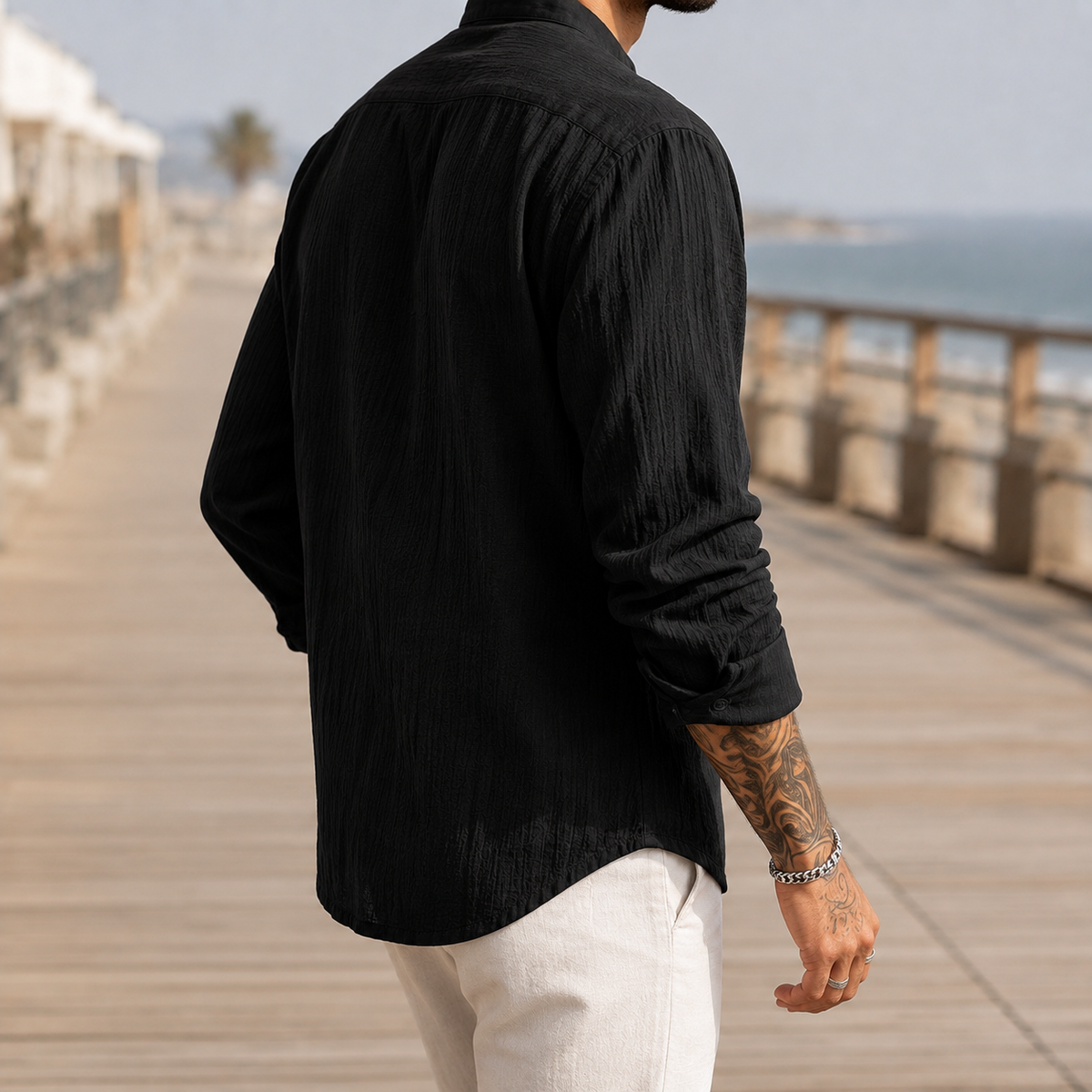 Hemd Herren Regular Fit Casual Sommer