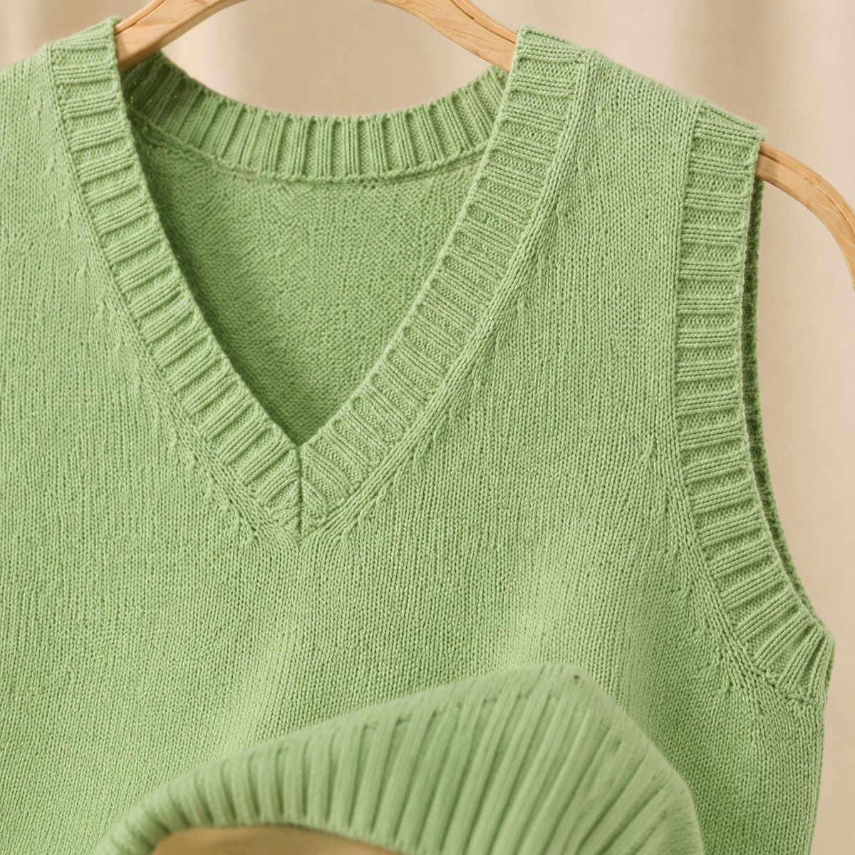 Weste Damen Regular Fit Alltag Ärmellos V-Ausschnitt