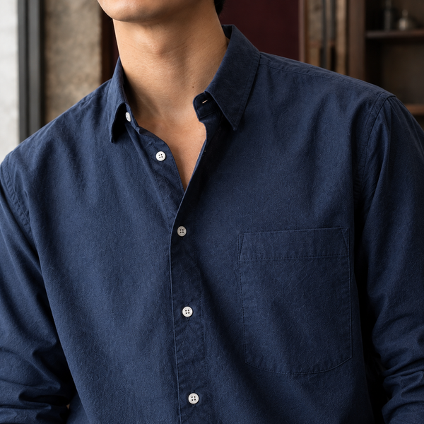 Hemd Herren Relaxed Fit Casual Langarm