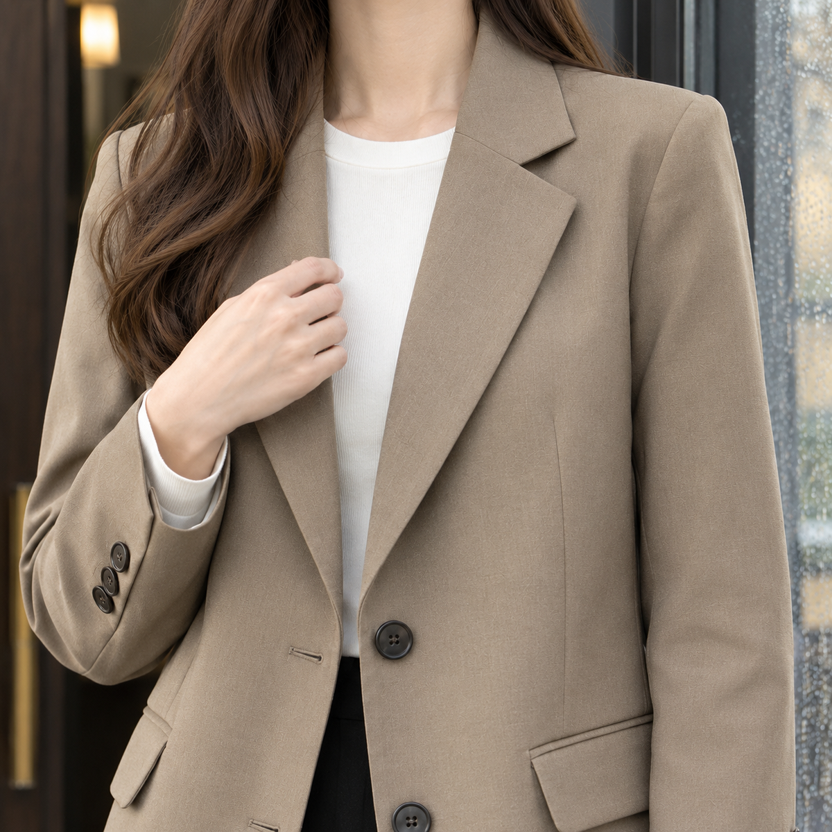 Blazer Damen Relaxed Fit Business & Freizeit