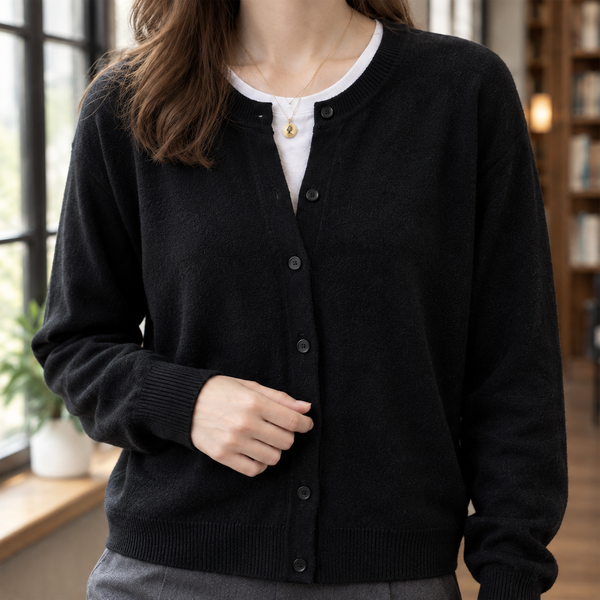 Cardigan Damen Relaxed Fit Freizeit & Alltag