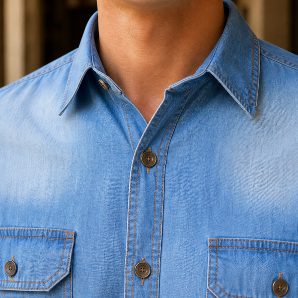 Hemd Herren Regular Fit Freizeit Langarm Knopfleiste