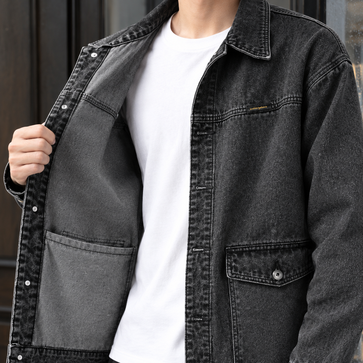 Overshirt Herren Relaxed Fit Casual Frühjahr & Sommer