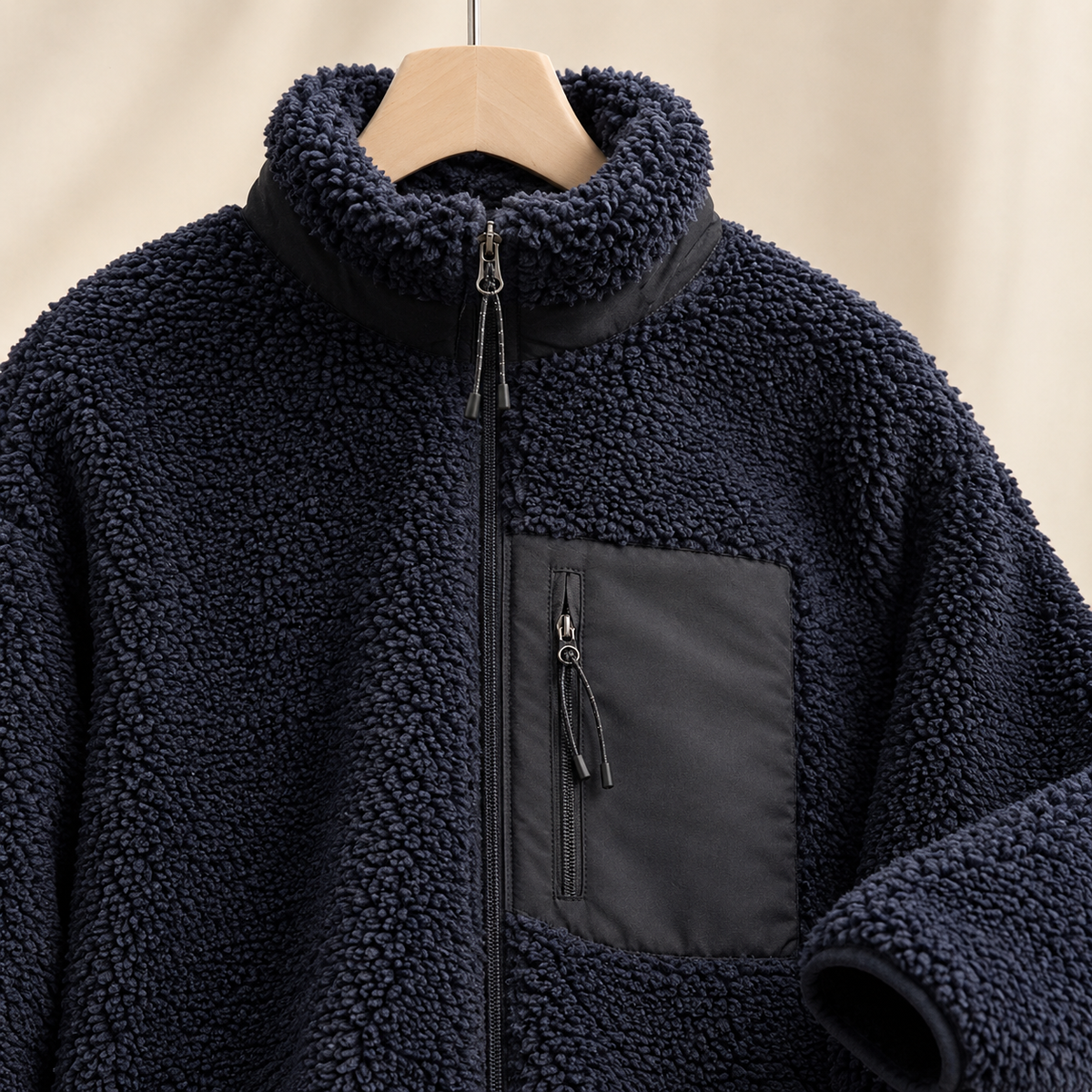 Zip-Jackett Herren Relaxed Fit Freizeit & Übergangszeit