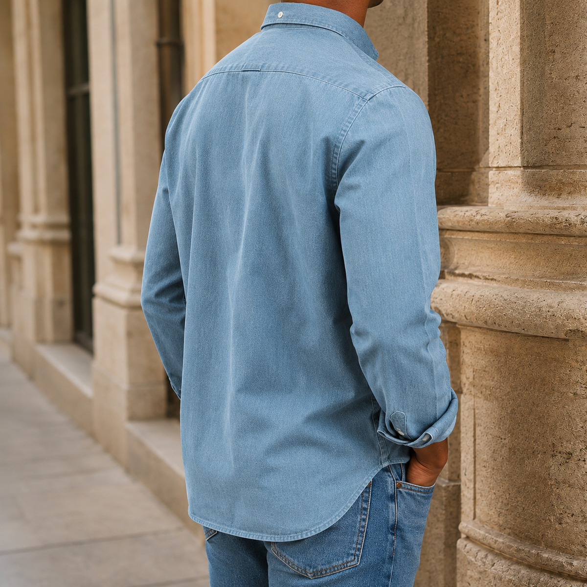 Hemd Herren Relaxed Fit Casual Klassisch