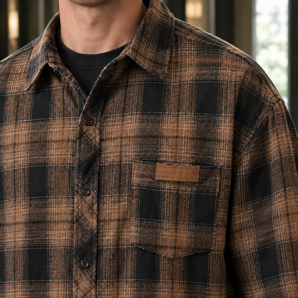 Overshirt Herren Relaxed Fit Casual