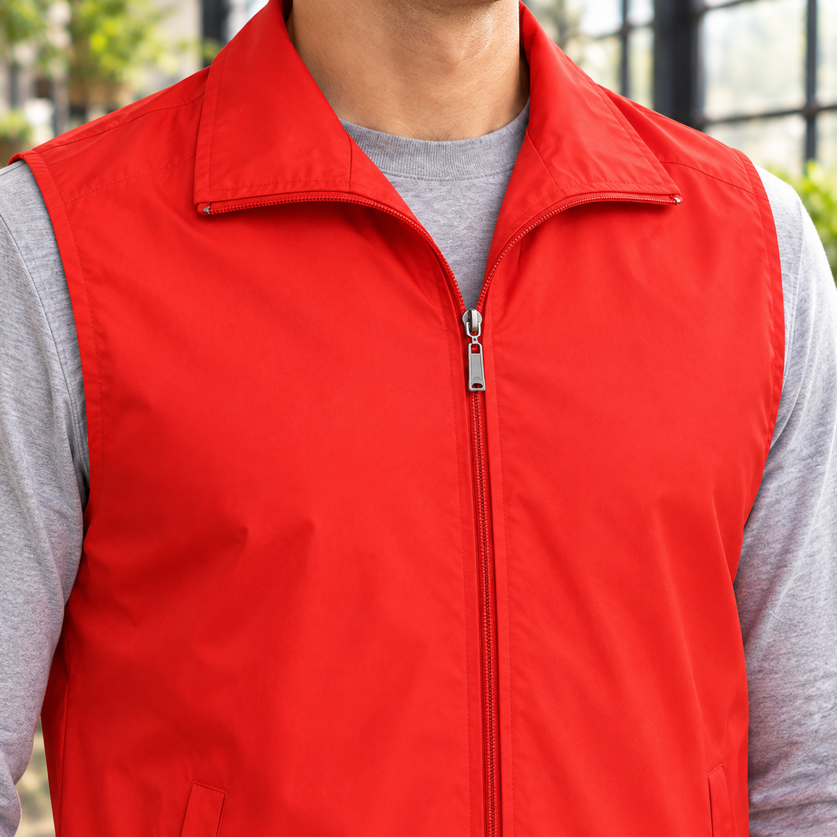 Utility Weste Herren Regular Fit Freizeit Ärmellos