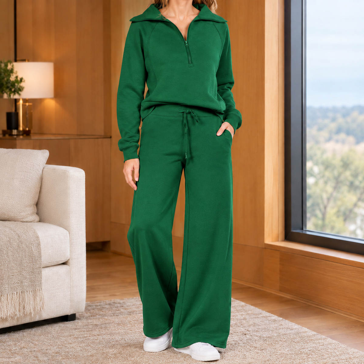 Zweiteiler Damen Relaxed Fit Freizeit & Wochenende
