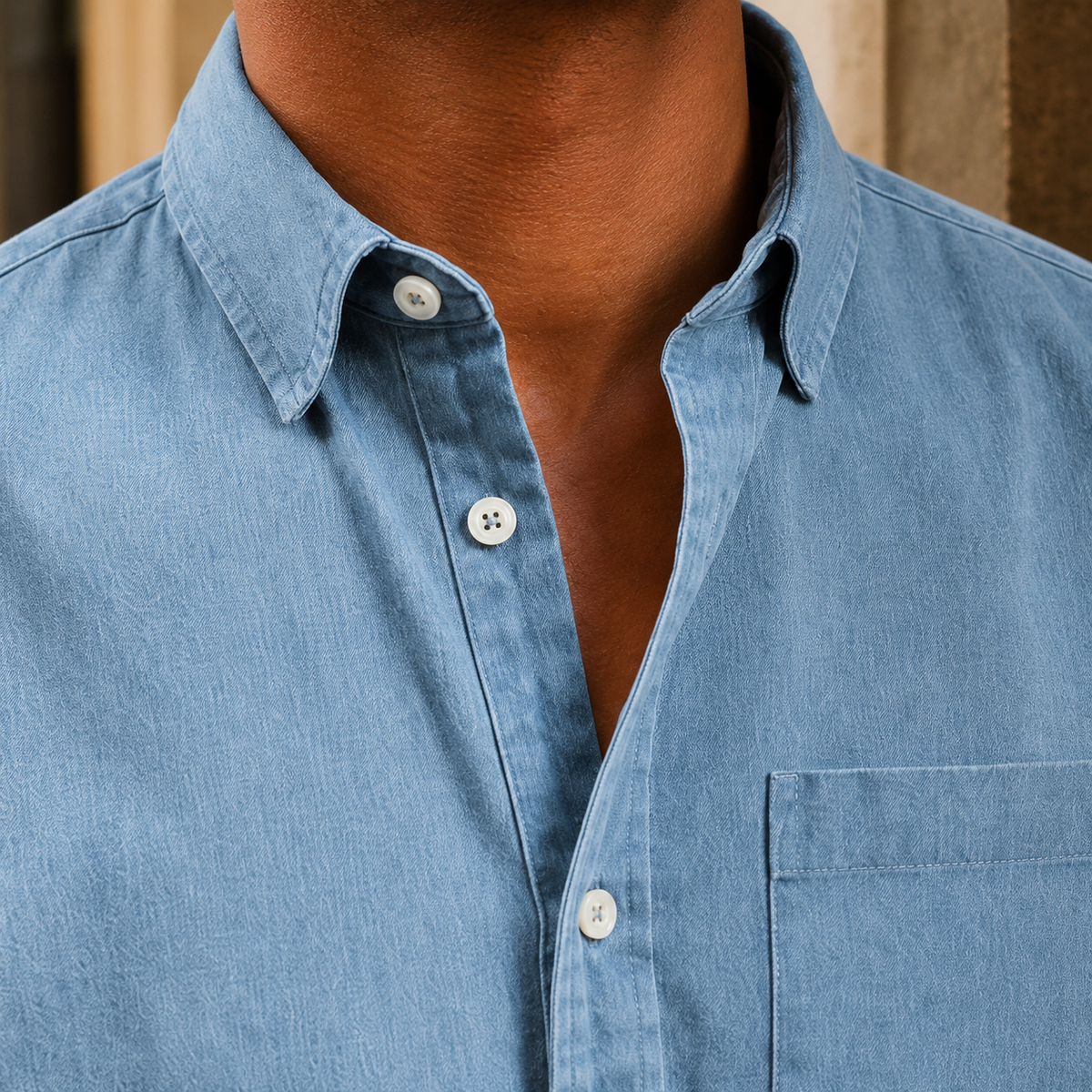 Hemd Herren Relaxed Fit Casual Klassisch