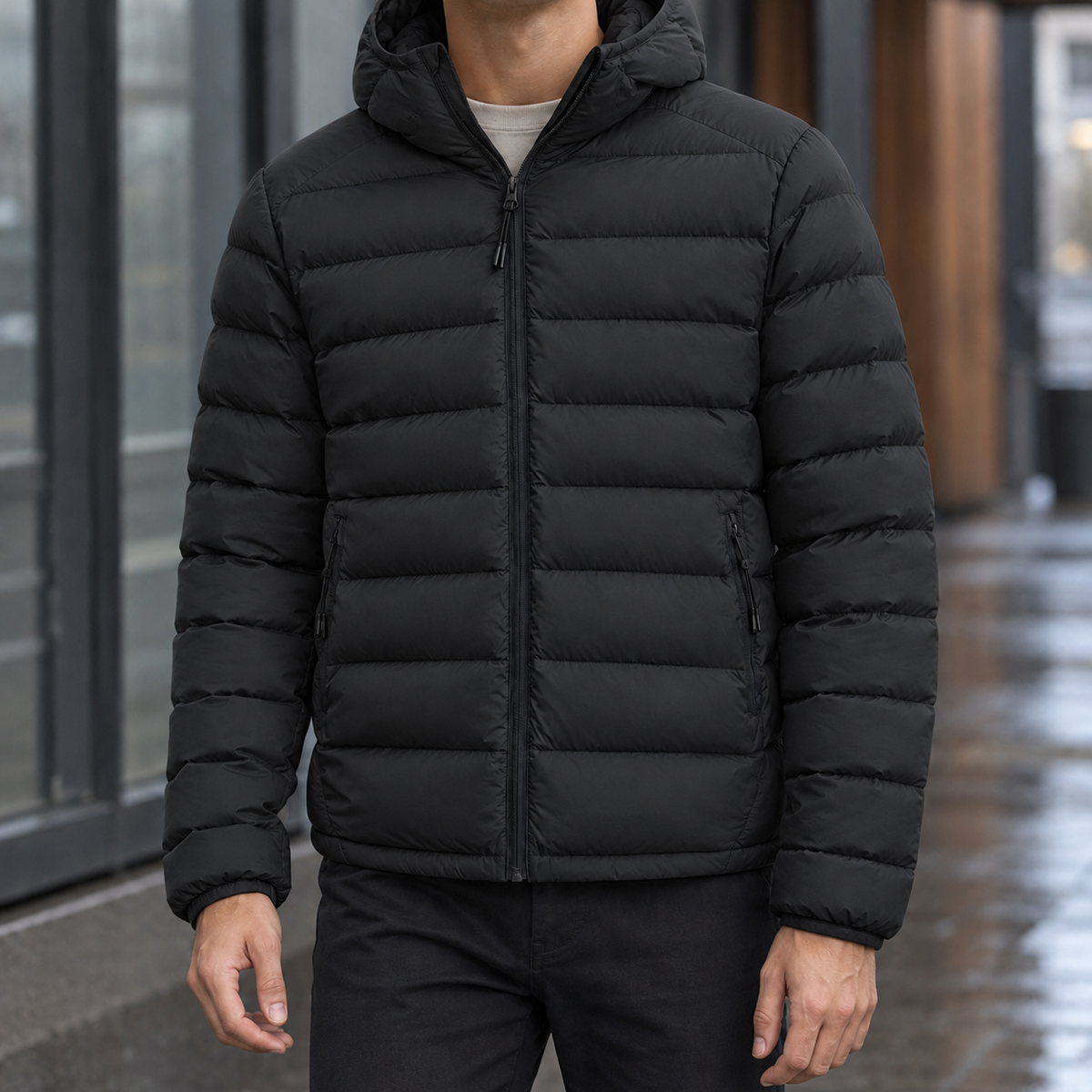 Pufferjacke Damen Regular Fit Winter Freizeit