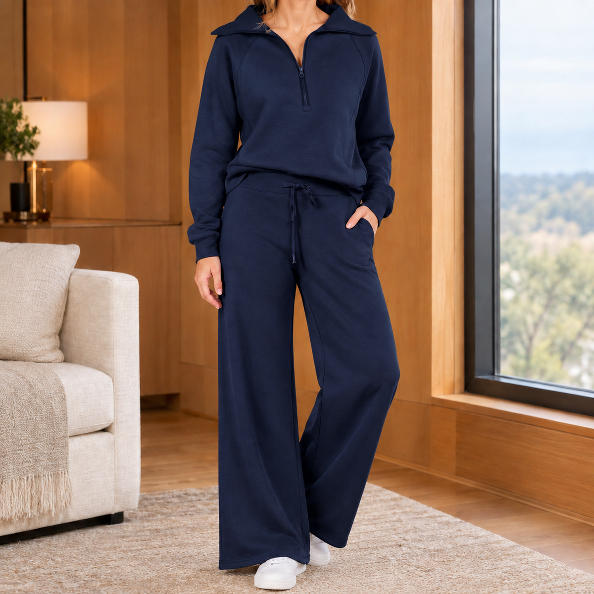 Zweiteiler Damen Relaxed Fit Freizeit & Wochenende