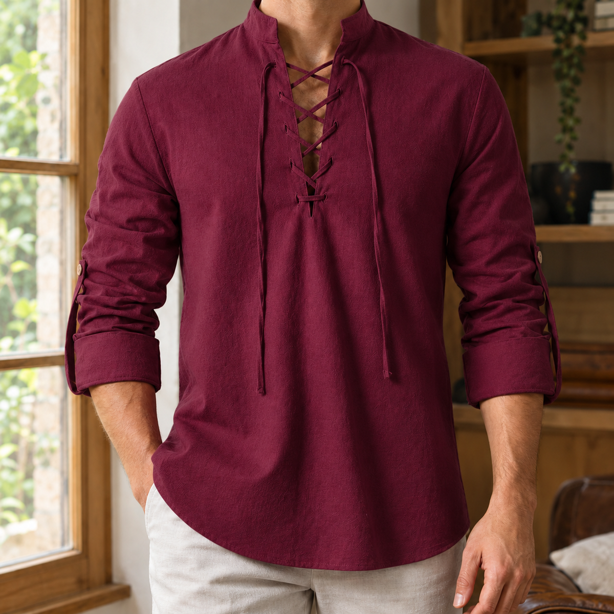 Hemd Herren Relaxed Fit Freizeit & Urlaub