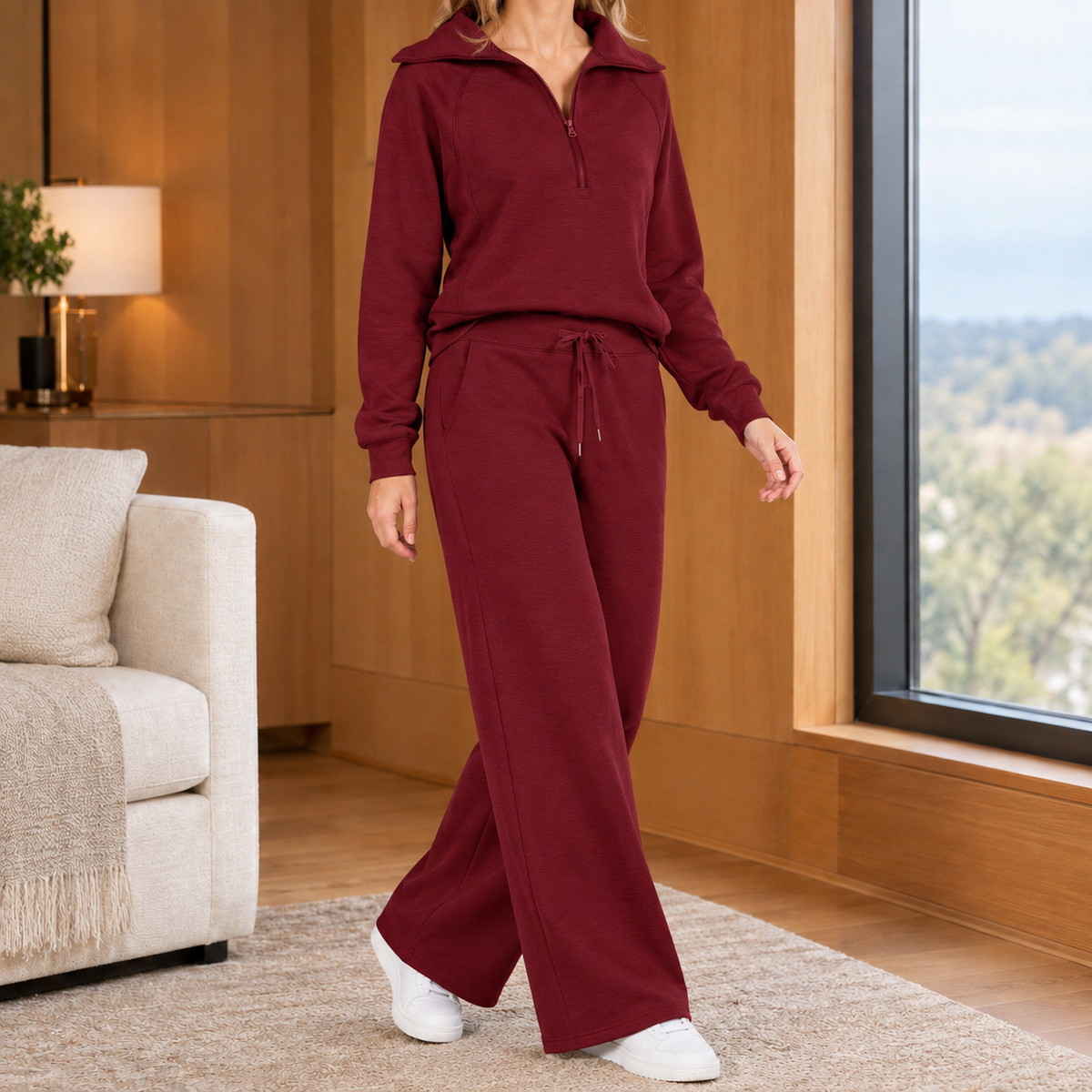 Zweiteiler Damen Relaxed Fit Freizeit & Wochenende